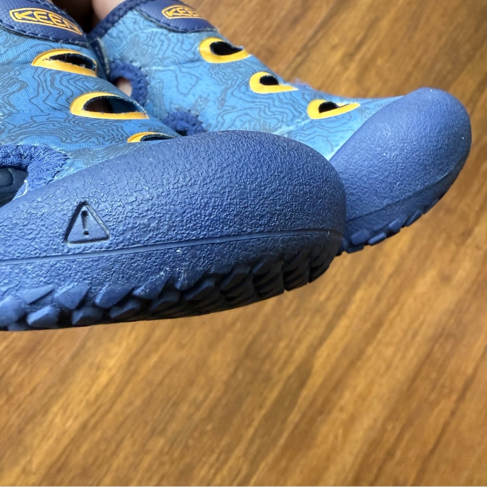 Keen Stingray Water Sandals Boys 10 Blue Closed Toe Shoes Outdoors Kids Youth - Picture 7 of 10